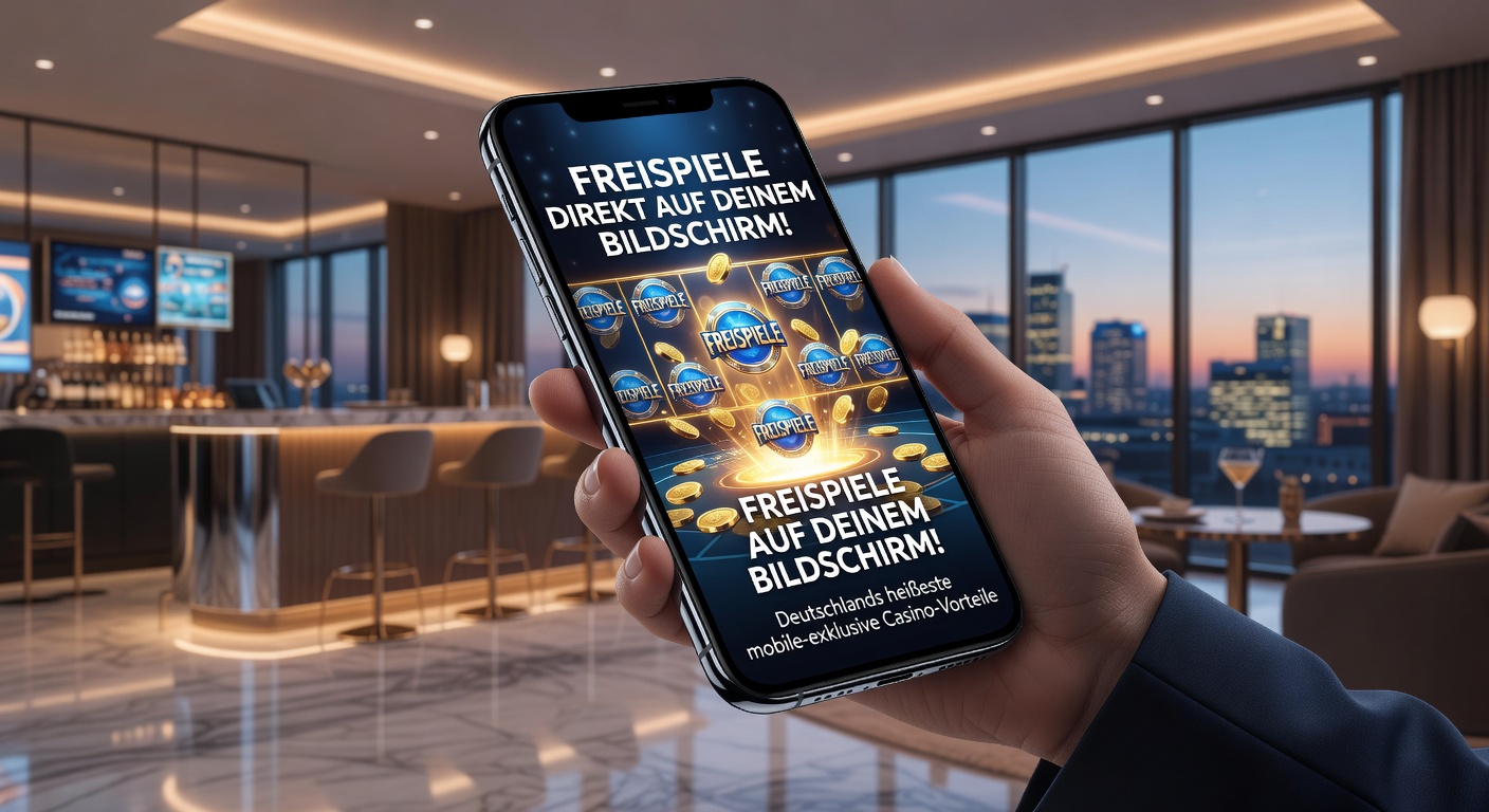 Diverse Smartphones mit Casino-Apps, die Free-Spins-Icons und Gewinn-Animationen anzeigen, vor einem Hintergrund deutscher Städte wie Berlin und München